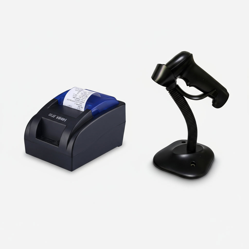 Kit Punto de Venta WAZO AIO Retail | Computador All-in-One con Lector de Barras para Comercios