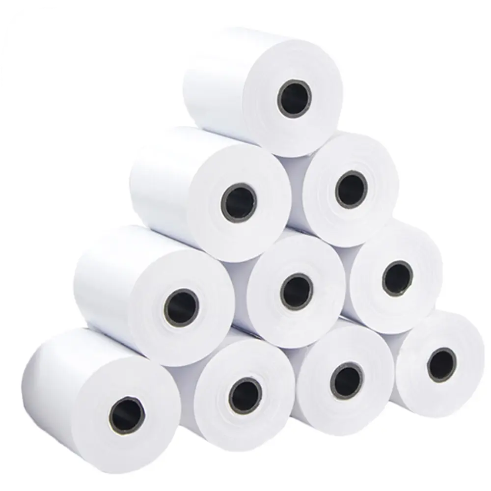 Papel Térmico 80x80mm para Impresora POS (Caja 50 Rollos)