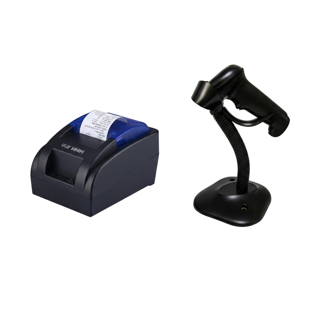 Kit Punto de Venta WAZO AIO Retail | Computador All-in-One con Lector de Barras para Comercios