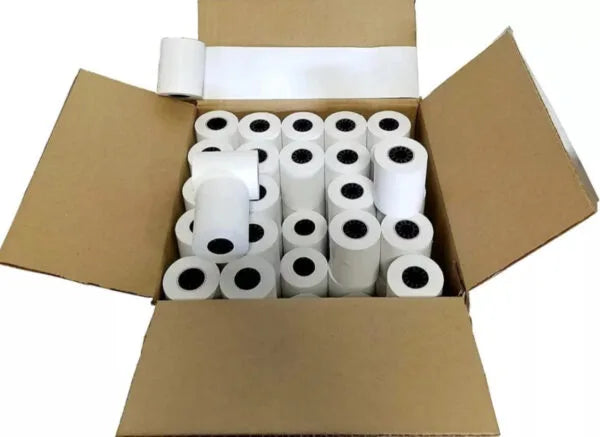 Papel Térmico 57x40mm Libre de BPA (Caja 50 Rollos) | Calidad para tu POS