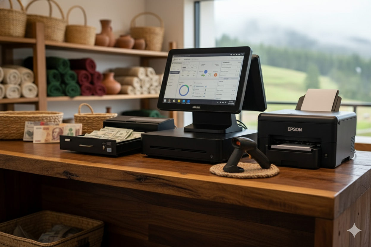 Equipamiento POS completo para retail, restaurantes y comercios. Computadores, AIO, pantallas, impresoras, escáneres, balanzas y periféricos. Soluciones nuevas o reacondicionadas con garantía, rendimiento y compatibilidad para entornos comerciales.