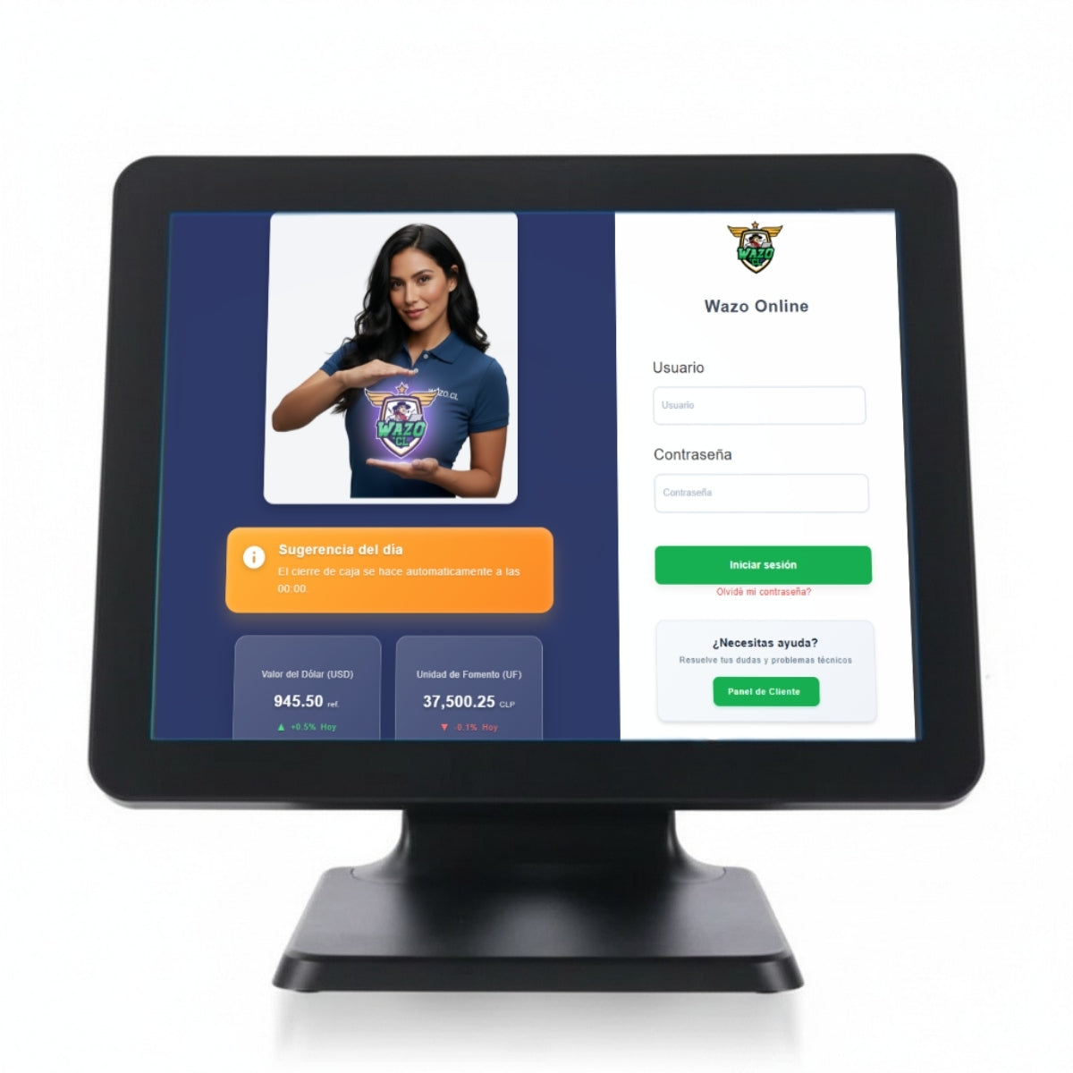 POS All in One TxPOS TP6 | 15″ Touch J4125 8GB 128GB SSD WiFi Bluetooth