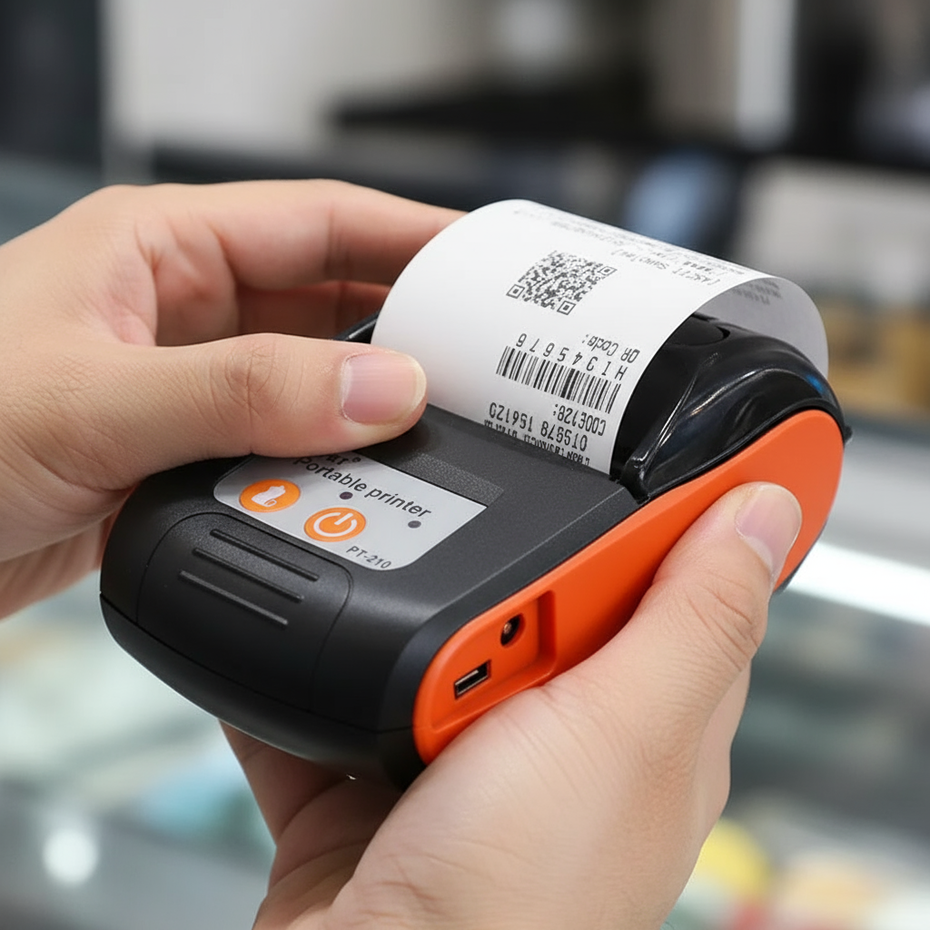 Impresora Térmica Portátil ONE e-Printer Plus | 58 mm, Bluetooth + USB y Batería Recargable