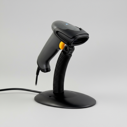 Lector de Código de Barras WELL 5500 | Imagen Lineal CCD, 300 Lecturas/seg, USB/RS232/KBW, con Pedestal