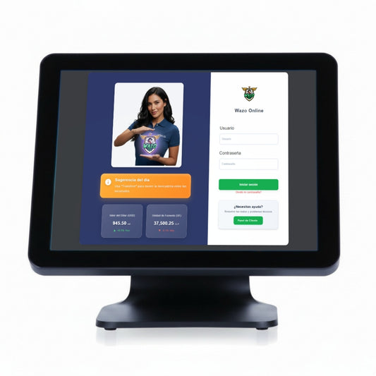 POS All-in-One OneTec T3-7000 | Intel Celeron J4125, 17", 6×USB, RS232, Wi-Fi