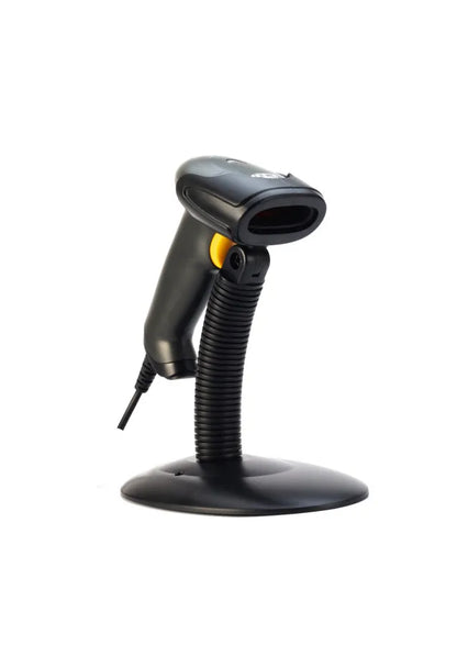 Lector de Código de Barras ONE 8Ray | Láser USB 1D con Base Incluida