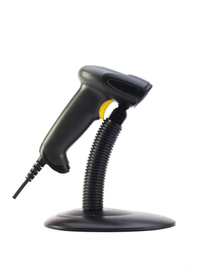 Lector de Código de Barras ONE 8Ray | Láser USB 1D con Base Incluida