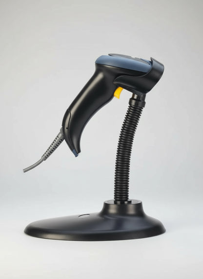 Lector de Código de Barras TX-POS L7 | Láser 1D Cableado con Pedestal Ajustable