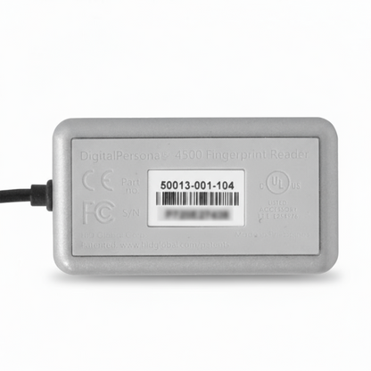 Lector de Huellas Dactilares HID UAREU 4500 | USB 2.0, LED Azul, Tecnología Óptica y Cifrado Biométrico